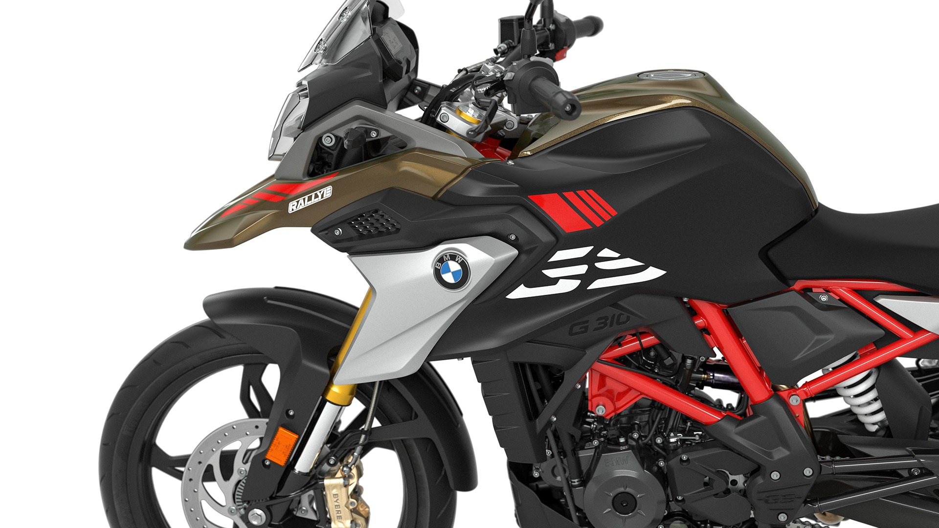Vemos la clásica flyline de la G 310 GS.
