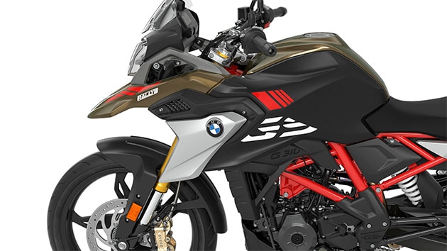 Vemos la clásica flyline de la G 310 GS.