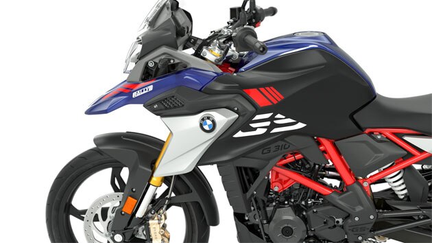 Vemos la clásica flyline de la G 310 GS.