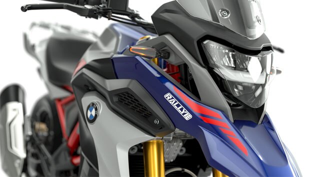 Vemos los faros LED con luz diurna de la G 310 GS.