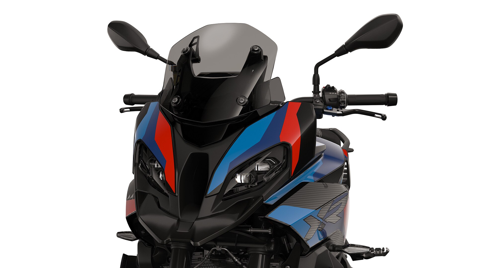 La delantera deportiva de la M 1000 XR de BMW Motorrad
