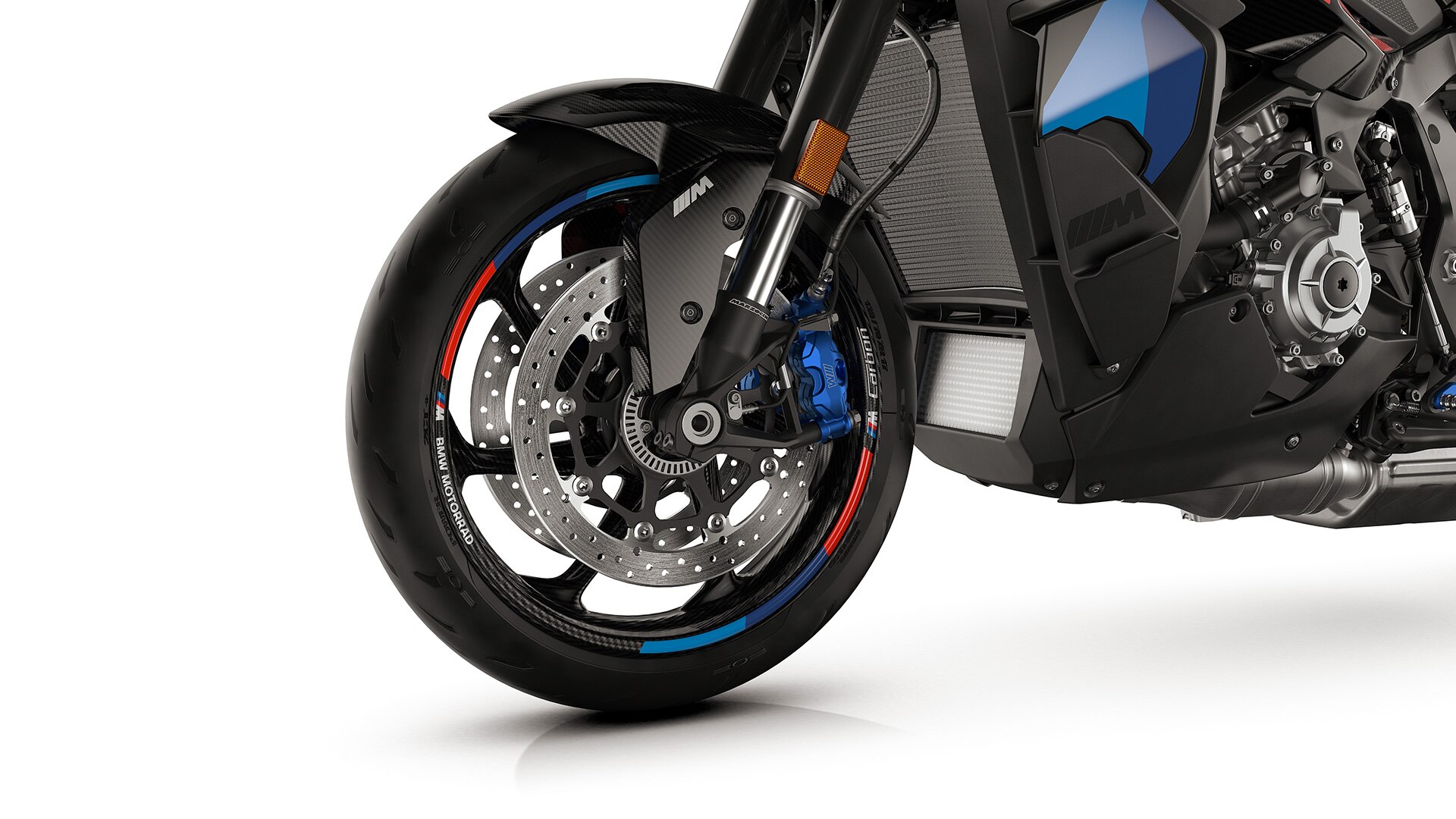 Las llantas M Carbon opcionales de la M 1000 XR de BMW Motorrad